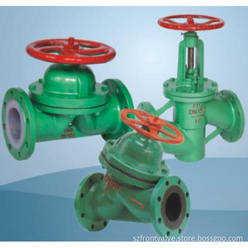 Cast Steel Flanged End Diaphragm Valve